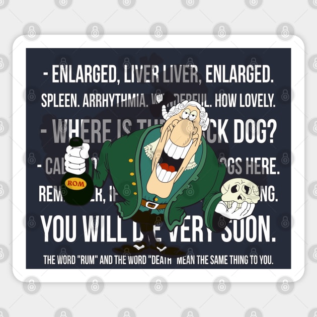 Dr. Livesey Sticker by FAawRay